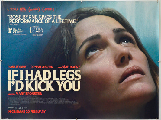 If I Had Legs I'd Kick You - Original Quad Poster - Film Poster - Movie Poster