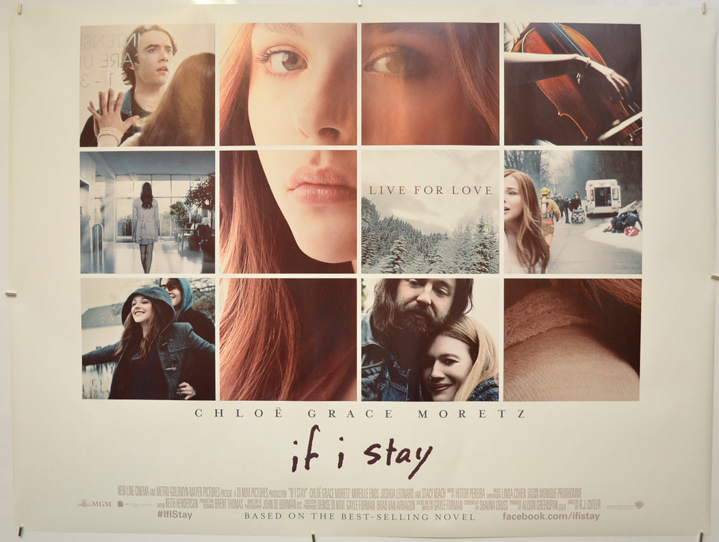 If I Stay  Original Quad Poster - Film Poster - Movie Poster