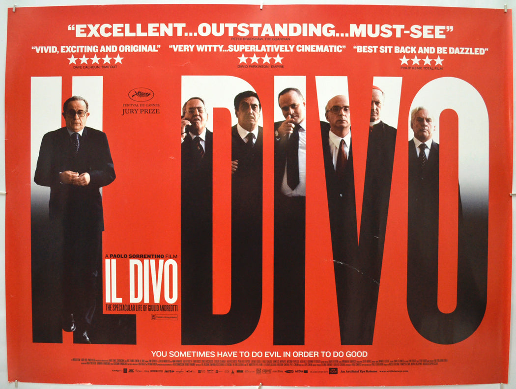 Il Divo - The Spectacular Life Of Giulio Andreotti Original Quad Poster - Film Poster - Movie Poster