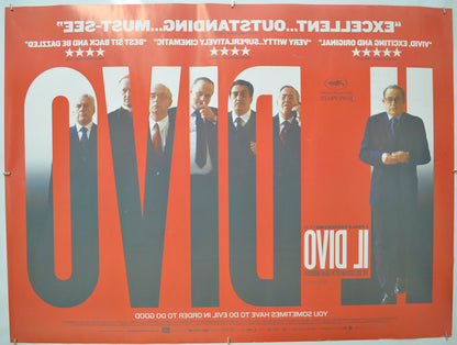 IL DIVO - THE SPECTACULAR LIFE OF GIULIO ANDREOTTI (Back) Cinema Quad Movie Poster 