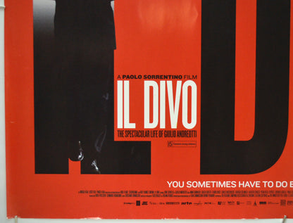 IL DIVO - THE SPECTACULAR LIFE OF GIULIO ANDREOTTI (Bottom Left) Cinema Quad Movie Poster 