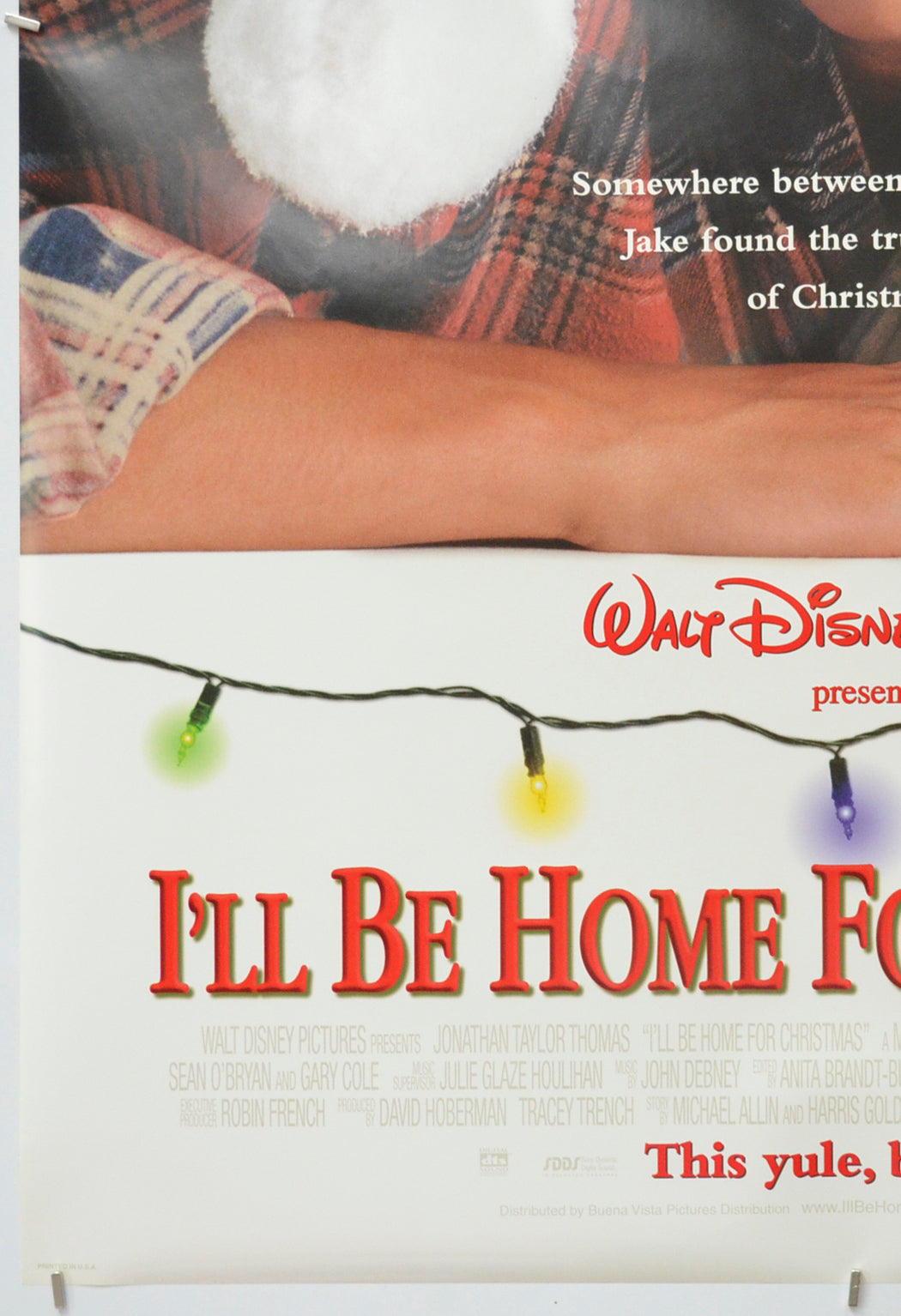 I’LL BE HOME FOR CHRISTMAS (Bottom Left) Cinema One Sheet Movie Poster 