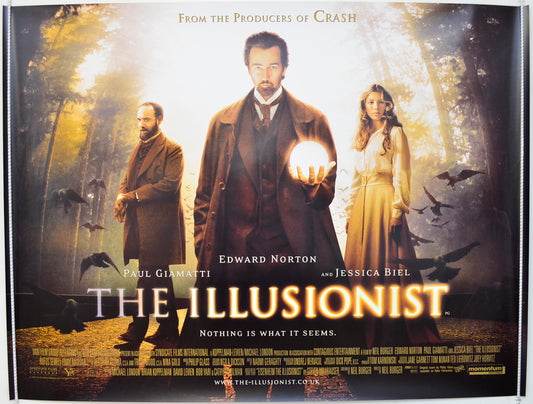 The Illusionist Original Quad Poster - Film Poster - Movie Poster  