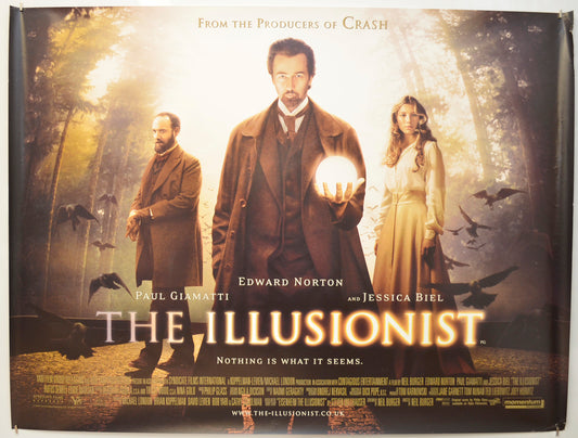 The Illusionist Original Quad Poster - Film Poster - Movie Poster  