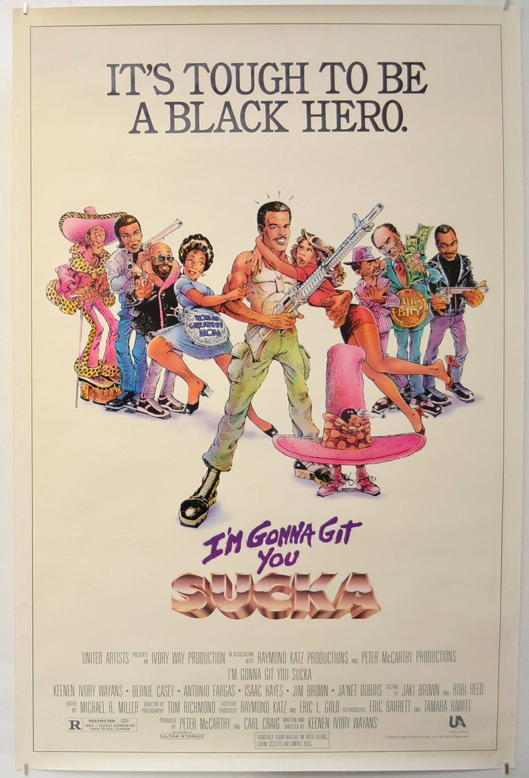 I'm Gonna Git You Sucka Original One Sheet Poster - Film Poster - Movie Poster