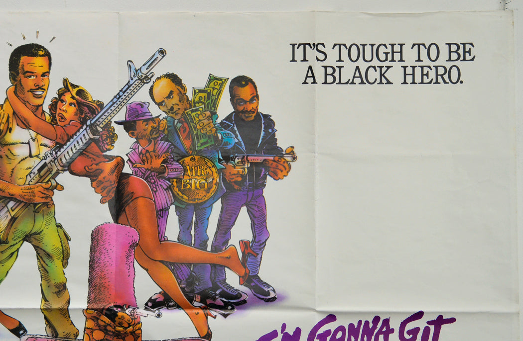 I’M GONNA GIT YOU SUCKA (Top Right) Cinema Quad Movie Poster 