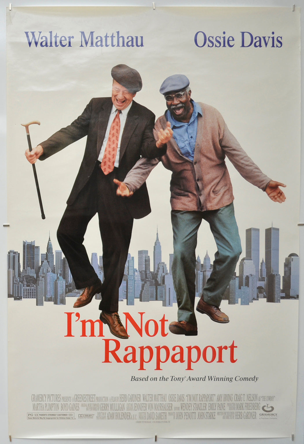 I’m Not Rappaport Original One Sheet Poster - Film Poster - Movie Poster