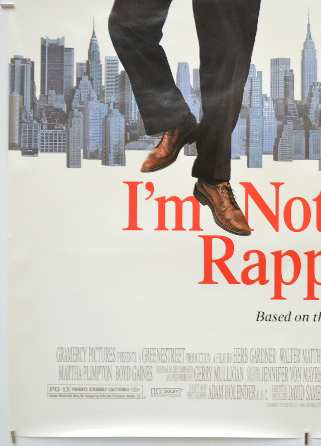 I’M NOT RAPPAPORT (Bottom Left) Cinema One Sheet Movie Poster 