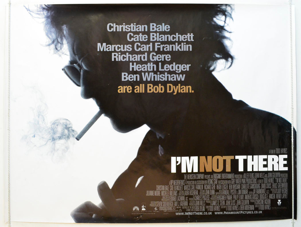 I'm Not There  Original British Quad Poster - Film Poster - Movie Poster