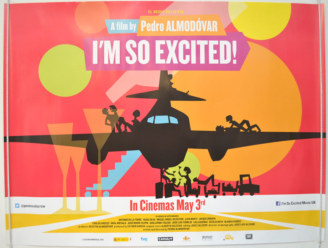 I'm So Excited  Original British Quad Poster - Film Poster - Movie Poster 