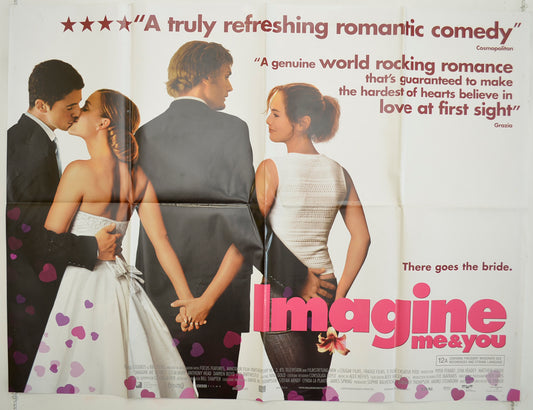 Imagine Me And You   Original Quad Poster - Film Poster - Movie Poster 