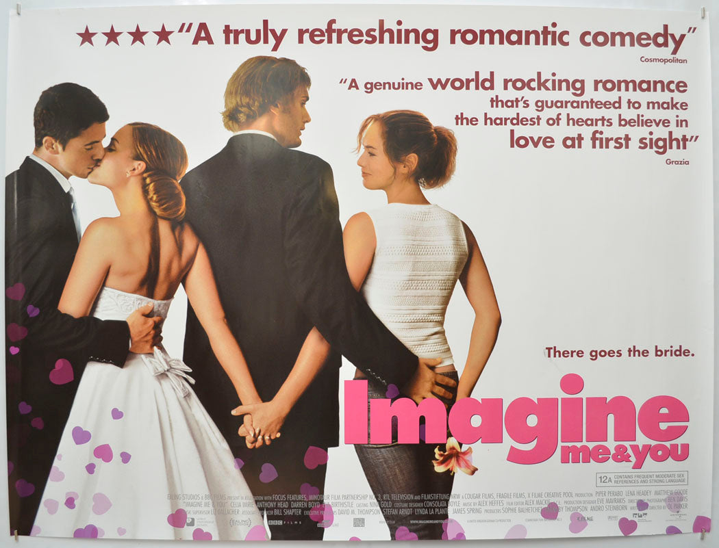 Imagine Me And You Original Quad Poster - Film Poster - Movie Poster