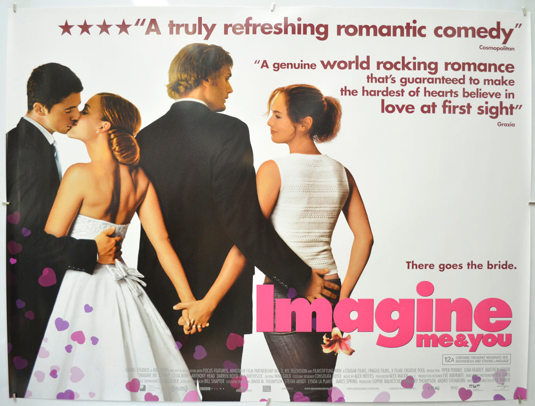 Imagine Me And You Original Quad Poster - Film Poster - Movie Poster