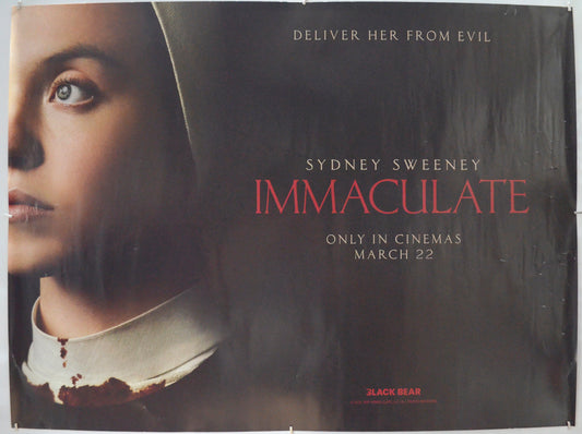 Immaculate Original Quad Poster - Film Poster - Movie Poster 