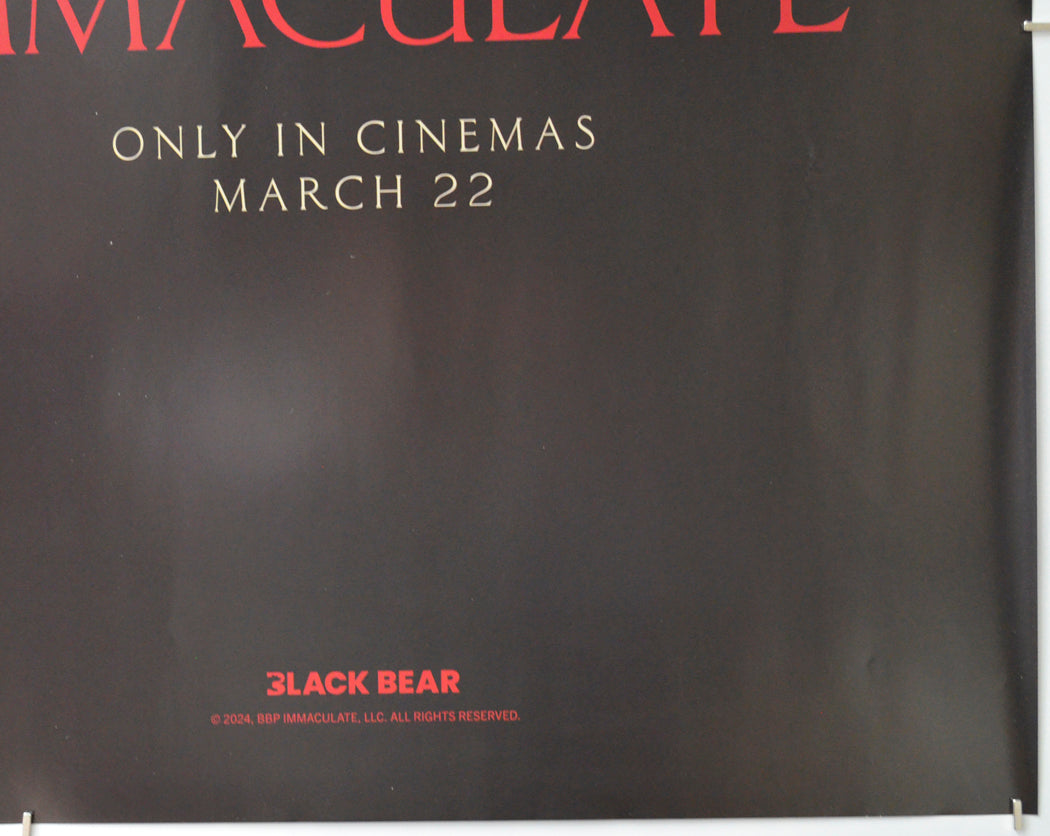 IMMACULATE (Bottom Right) Cinema Quad Movie Poster 