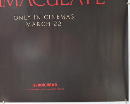 IMMACULATE (Bottom Right) Cinema Quad Movie Poster 