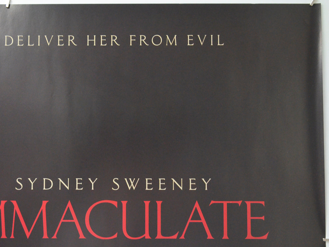 IMMACULATE (Top Right) Cinema Quad Movie Poster 