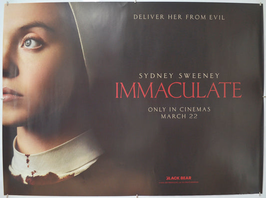 Immaculate Original Quad Poster - Film Poster - Movie Poster