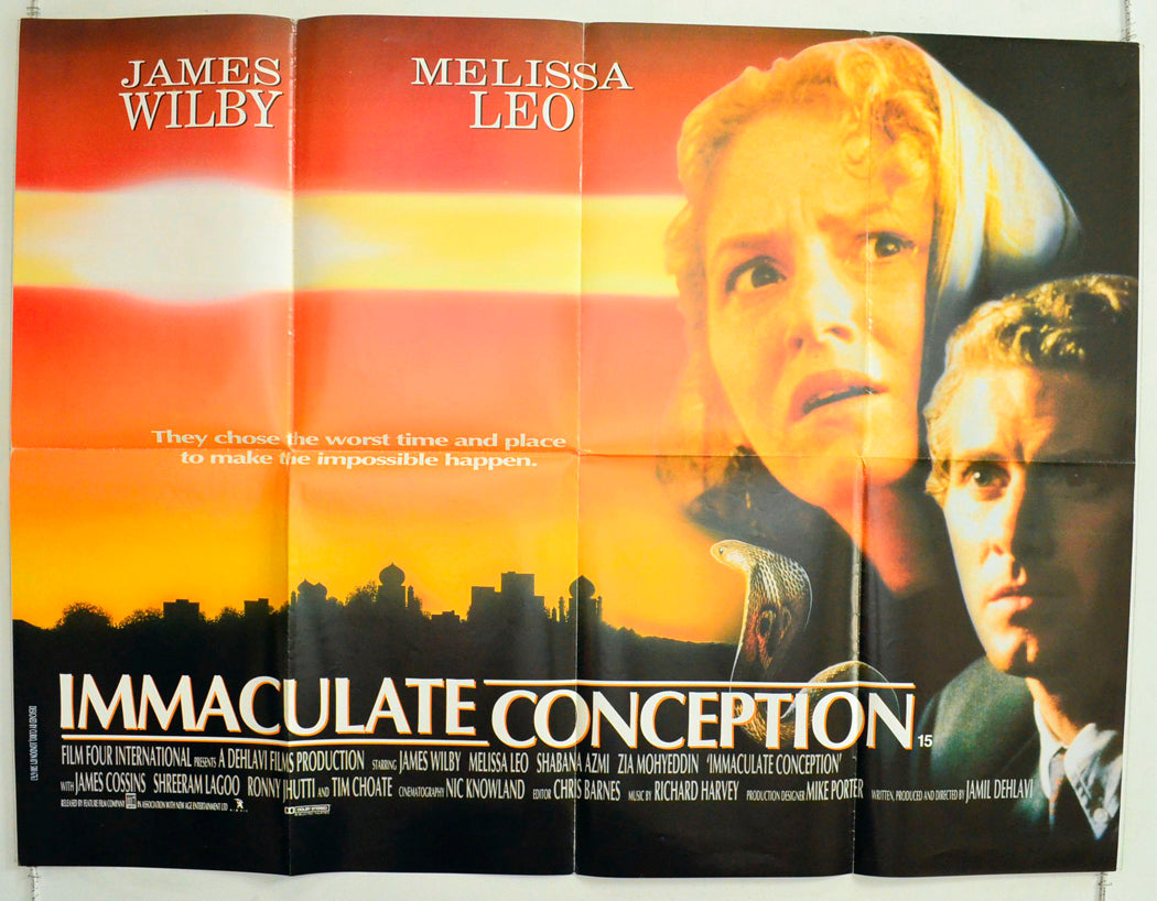 Immaculate Conception Original British Quad Poster - Film Poster - Movie Poster 