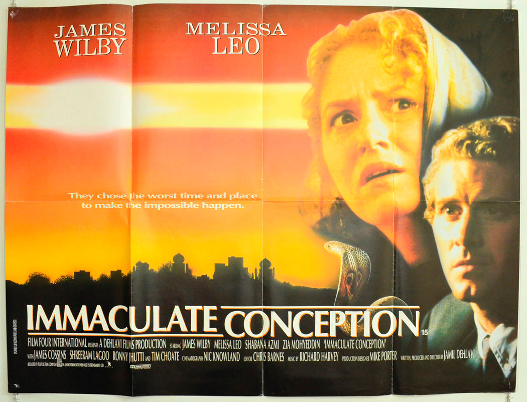 Immaculate Conception Original British Quad Poster - Film Poster - Movie Poster 