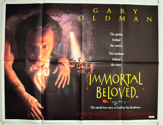 Immortal Beloved Original British Quad Poster - Film Poster - Movie Poster 