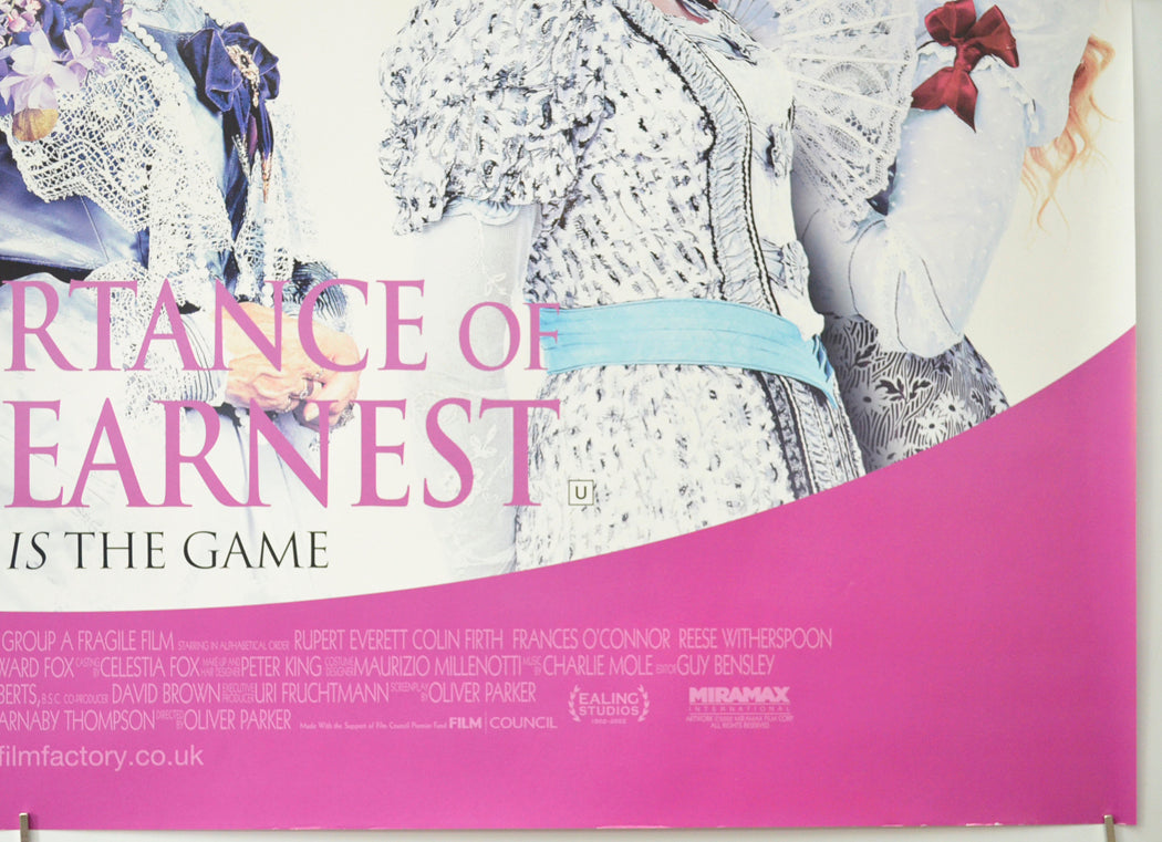 THE IMPORTANCE OF BEING EARNEST (Bottom Right) Cinema Quad Movie Poster 