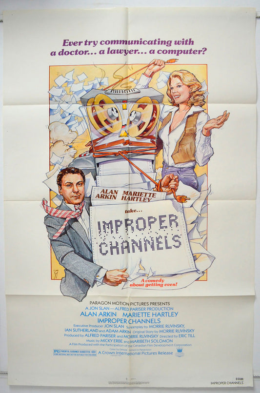 Improper Channels Original One Sheet Poster - Movie Poster