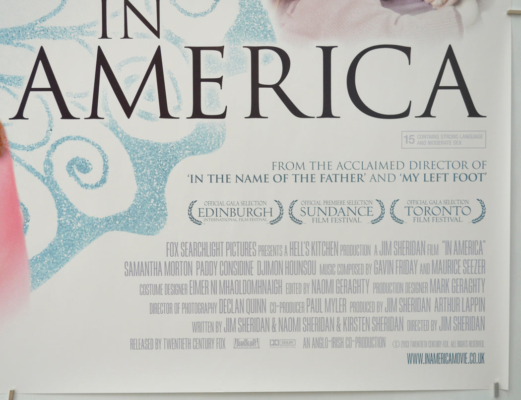 IN AMERICA (Bottom Right) Cinema Quad Movie Poster 