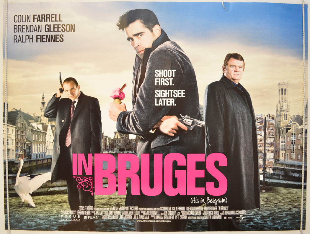 In Bruges  Original Quad Poster - Film Poster - Movie Poster 