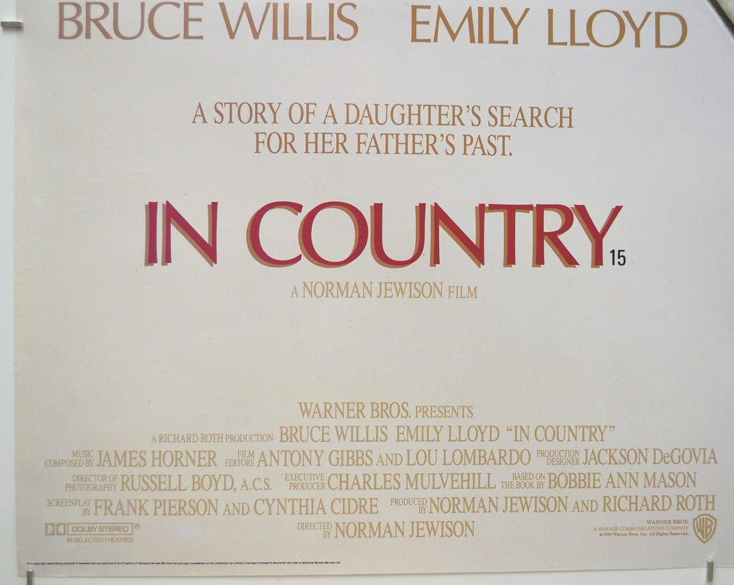 IN COUNTRY (Bottom Left) Cinema Quad Movie Poster 