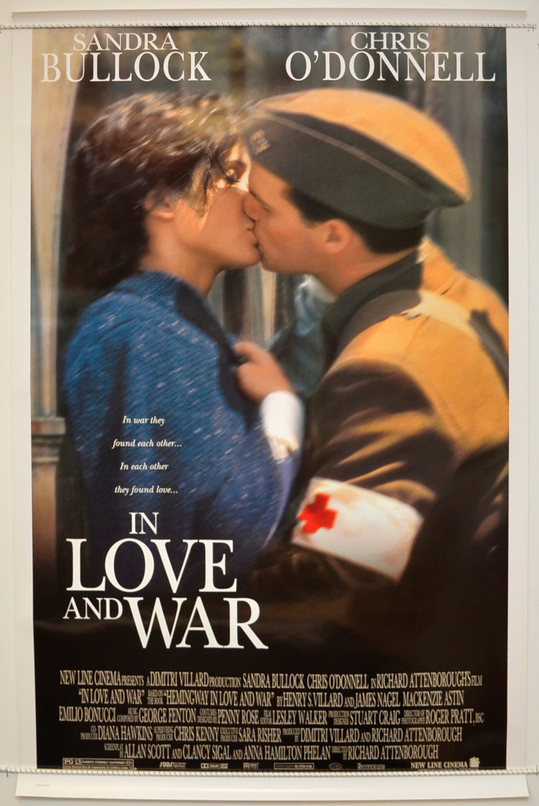 In Love And War  Original One Sheet Poster - Film Poster - Movie Poster 