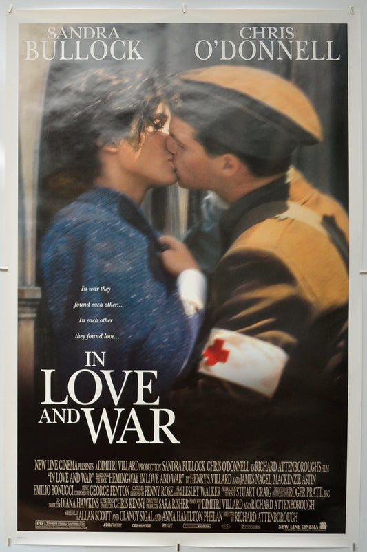 In Love And War Original One Sheet Poster - Film Poster - Movie Poster