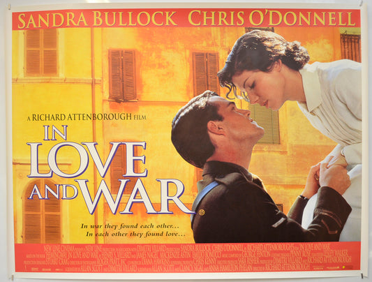 In Love And War  Original Quad Poster - Film Poster - Movie Poster