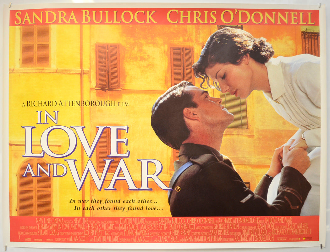 In Love And War  Original Quad Poster - Film Poster - Movie Poster