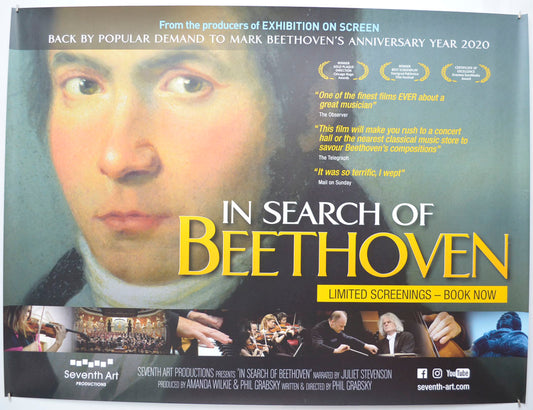 In Search of Beethoven Original Quad Poster - Film Poster - Movie Poster
