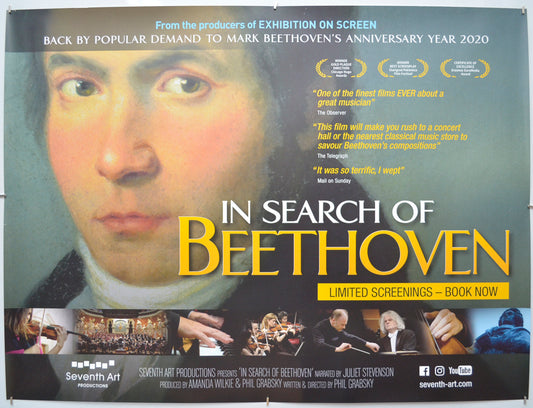 In Search of Beethoven - Original Quad Poster - Film Poster - Movie Poster