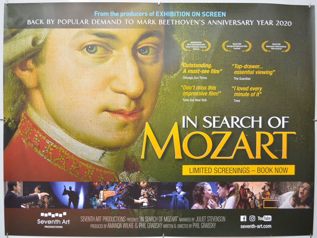 In Search of Mozart - Original Quad Poster - Film Poster - Movie Poster