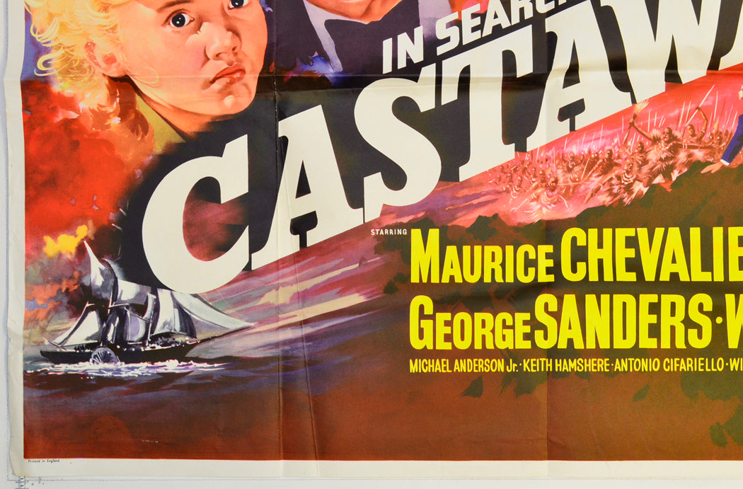 IN SEARCH OF THE CASTAWAYS (Bottom Left) Cinema Quad Movie Poster 