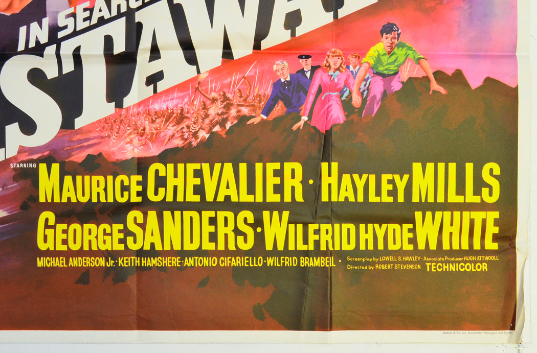 IN SEARCH OF THE CASTAWAYS (Bottom Right) Cinema Quad Movie Poster 