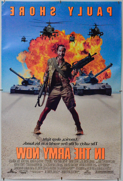 In The Army Now (Back) Cinema One Sheet Movie Poster 