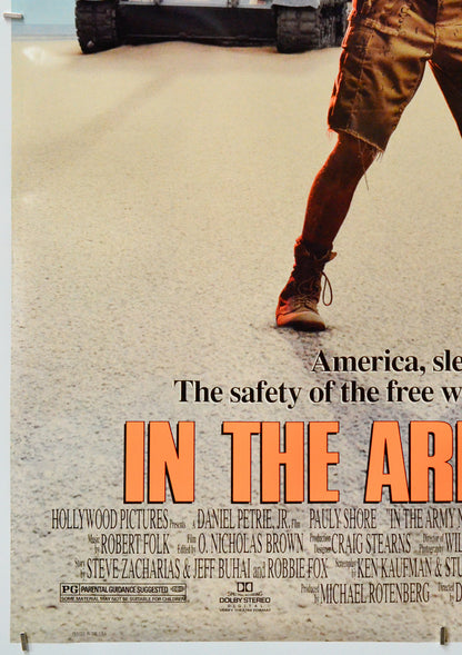 In The Army Now (Bottom Left) Cinema One Sheet Movie Poster 