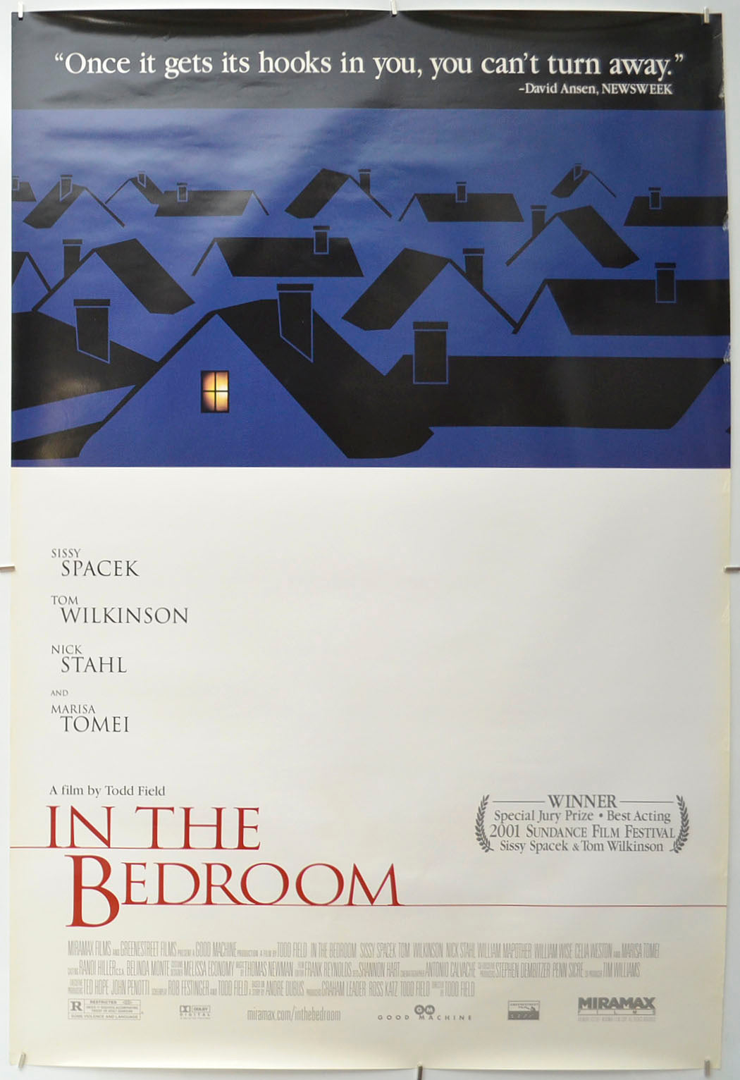 In The Bedroom Original One Sheet Poster - Film Poster - Movie Poster