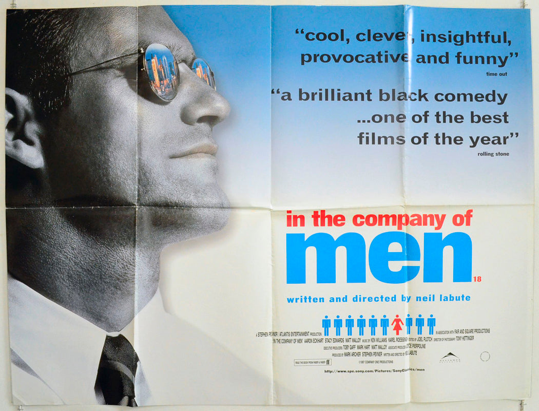 In The Company Of Men Original British Quad Poster - Film Poster - Movie Poster 