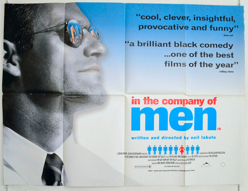 In The Company Of Men Original British Quad Poster - Film Poster - Movie Poster 