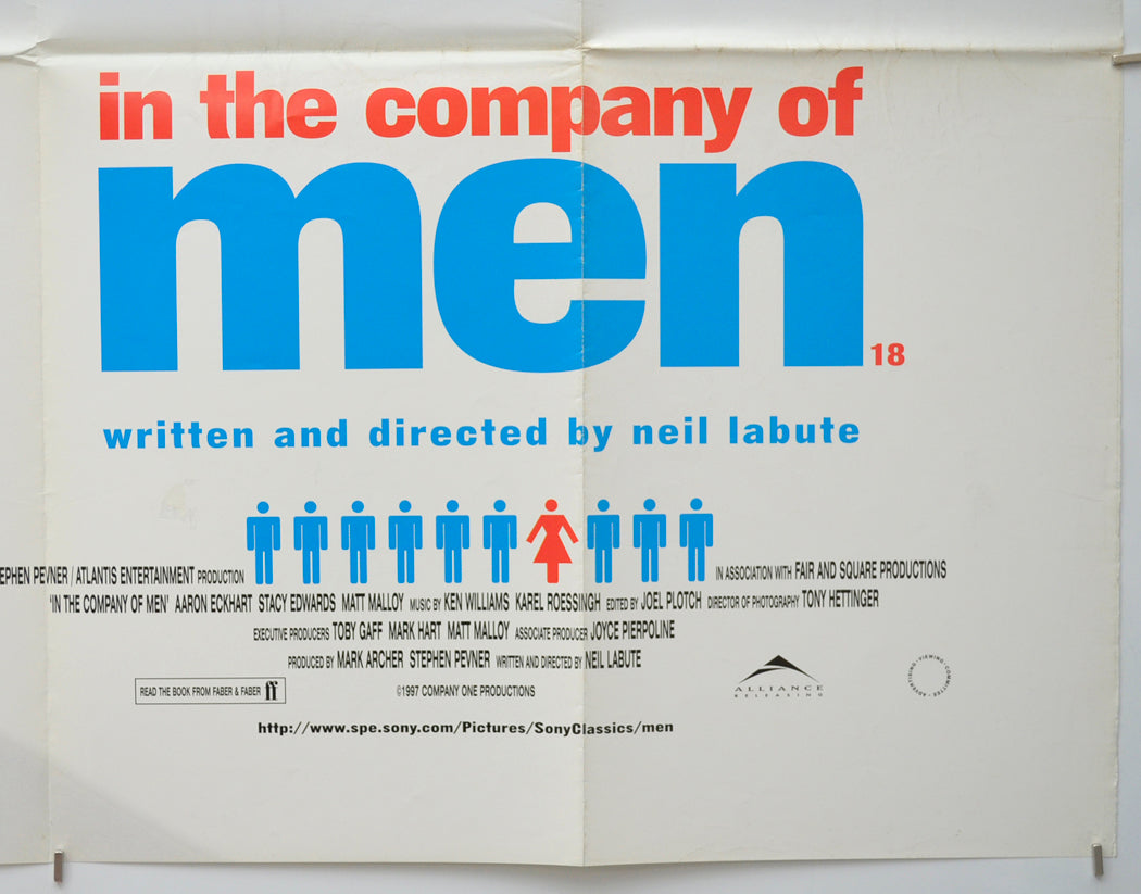 IN THE COMPANY OF MEN (Bottom Right) Cinema Quad Movie Poster 