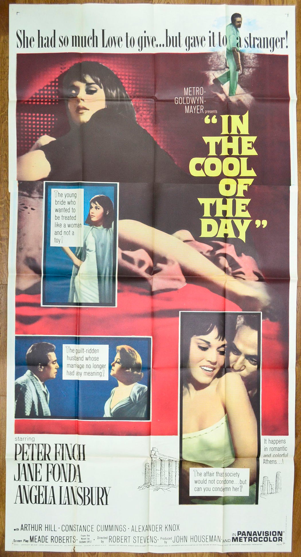 In The Cool Of The Day Original US 3-Sheet Poster - Movie Poster