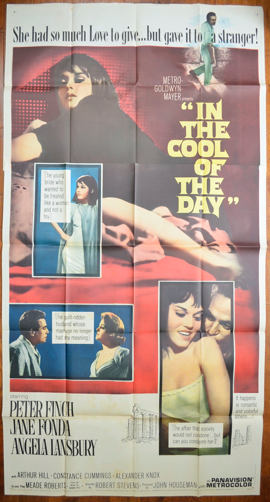 In The Cool Of The Day   Original US 3-Sheet Poster - Film Poster - Movie Poster 