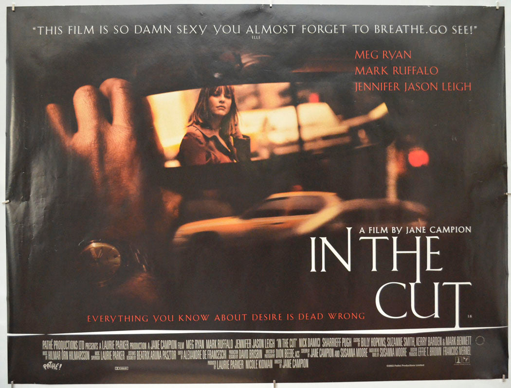 In the Cut  Original Quad Poster - Film Poster - Movie Poster