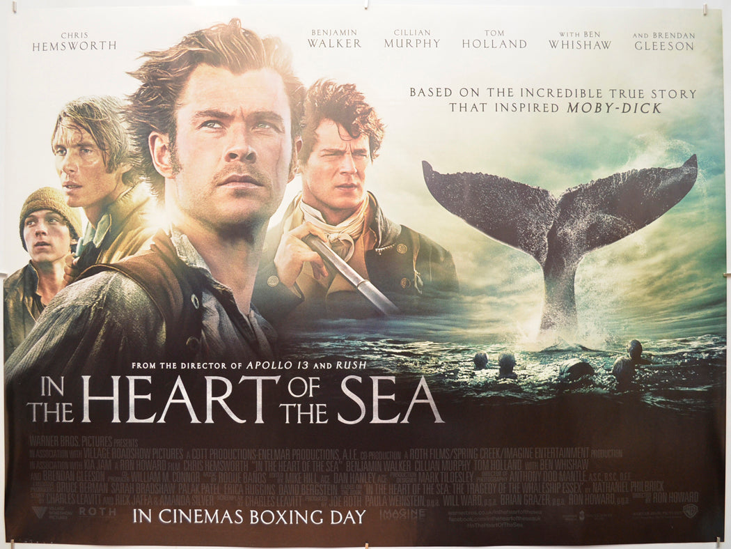 In The Heart Of The Sea Original Quad Poster - Film Poster - Movie Poster