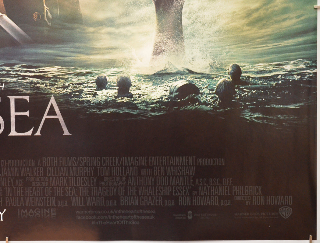 IN THE HEART OF THE SEA (Bottom Right) Cinema Quad Movie Poster 